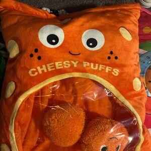 Cheesy Puffs Orange Plush Toy